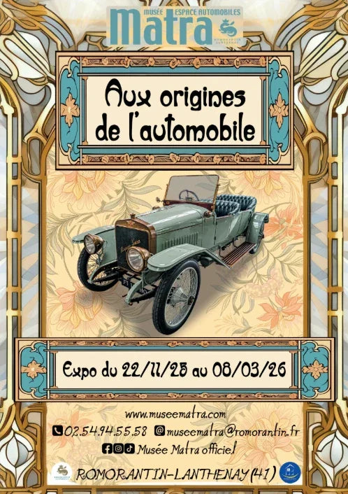 Aux origines de l’automobile : une collaboration entre Anthony Caillon et le Musée Matra